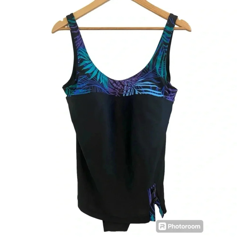 Blair Womens black One Piece Swimsuit
